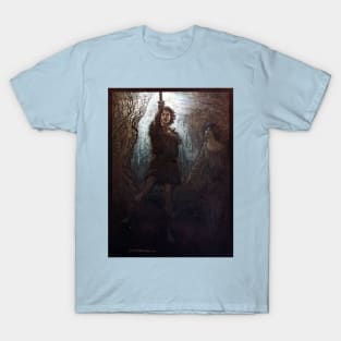 Siegmund the Walsung - The Rhinegold and the Valkyrie - Arthur Rackham T-Shirt